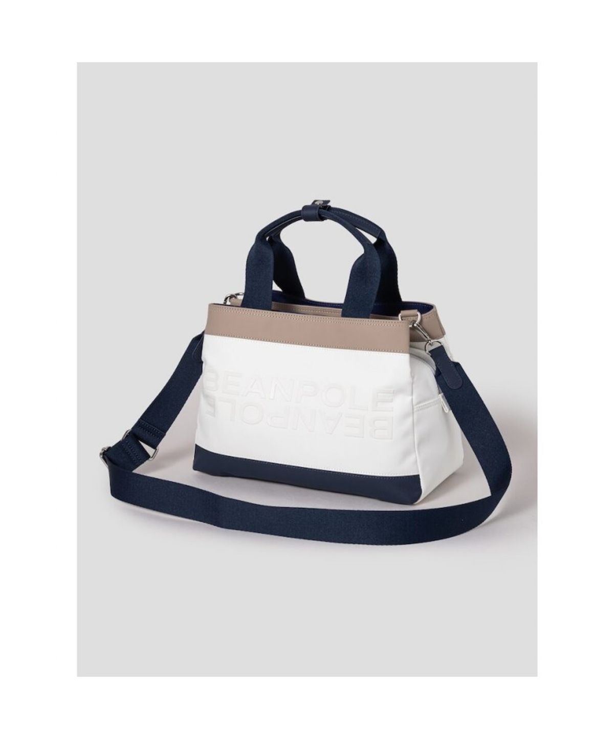 빈폴 액세서리(BEANPOLE ACCESSORY) 여성 레온 레터링 카트백 - 화이트