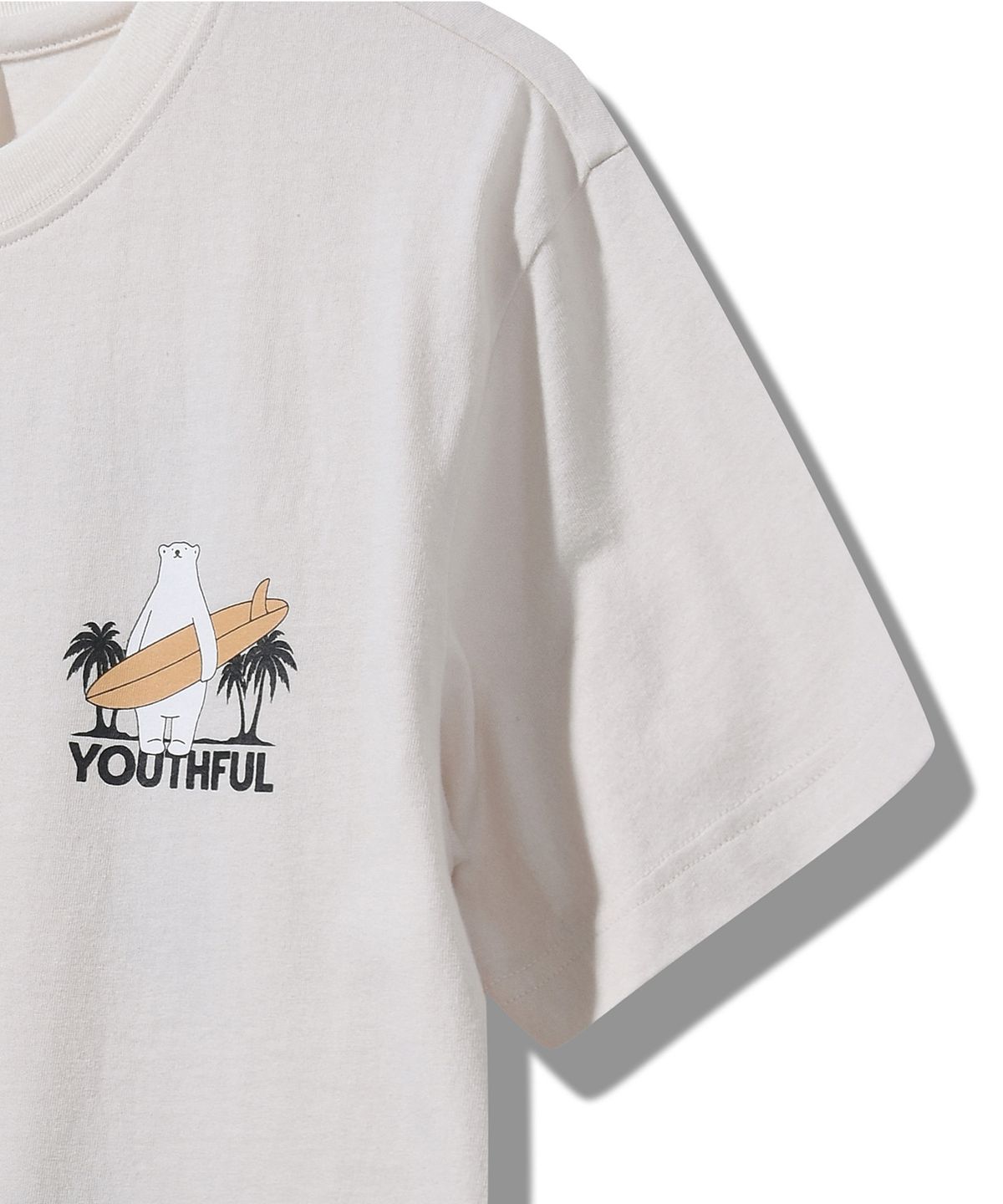 지프키즈(JEEPKIDS) 서핑베어 반팔티(KQ5TSU593IV)