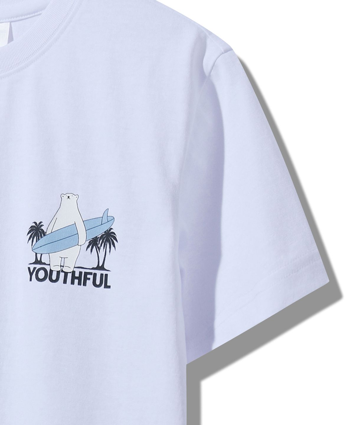 지프키즈(JEEPKIDS) 서핑베어 반팔티(KQ5TSU593WH)