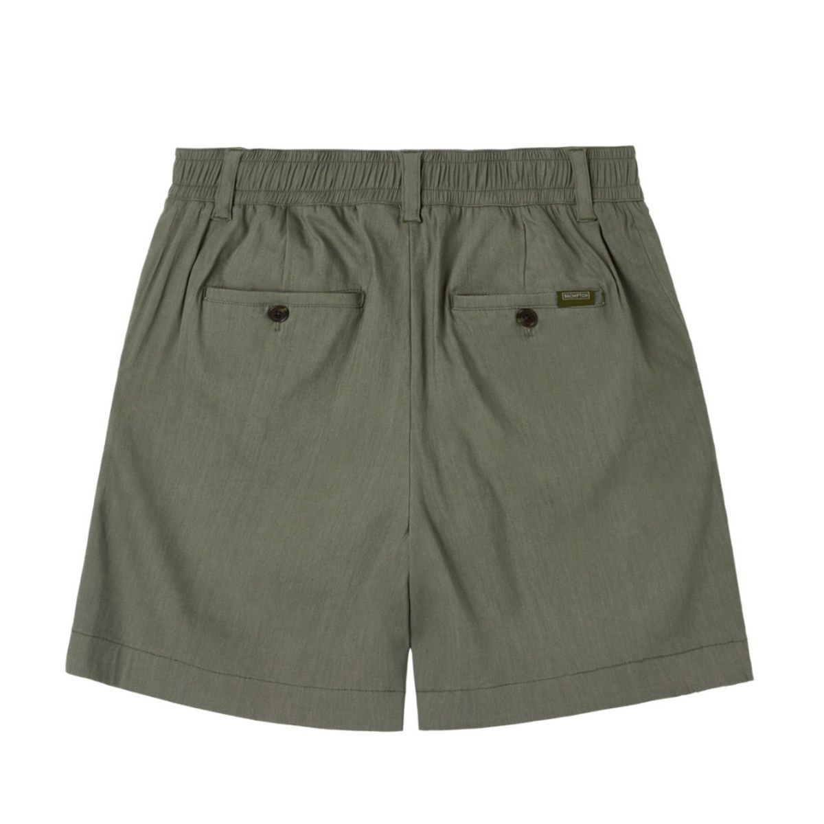 브롬톤 런던(BROMPTON LONDON) W LINEN SHORT - KHAKI (P252WHP430)