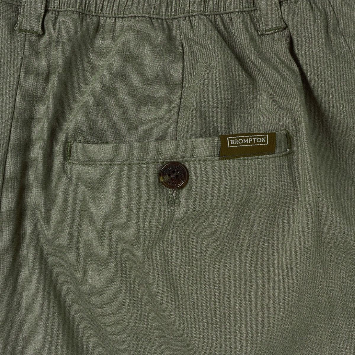 브롬톤 런던(BROMPTON LONDON) W LINEN SHORT - KHAKI (P252WHP430)