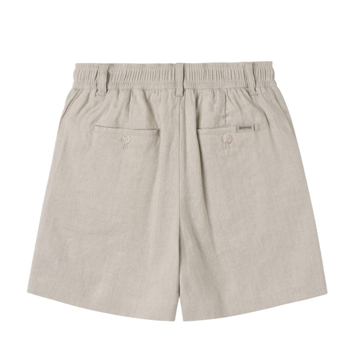 브롬톤 런던(BROMPTON LONDON) W LINEN SHORT - OATMEAL (P252WHP430)