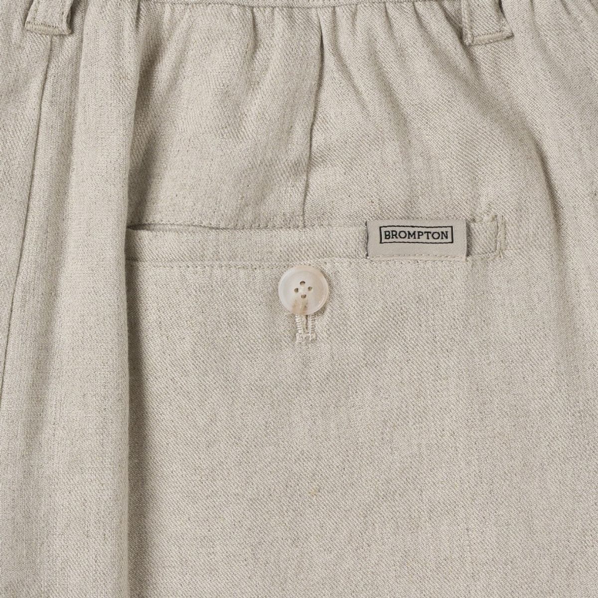 브롬톤 런던(BROMPTON LONDON) W LINEN SHORT - OATMEAL (P252WHP430)