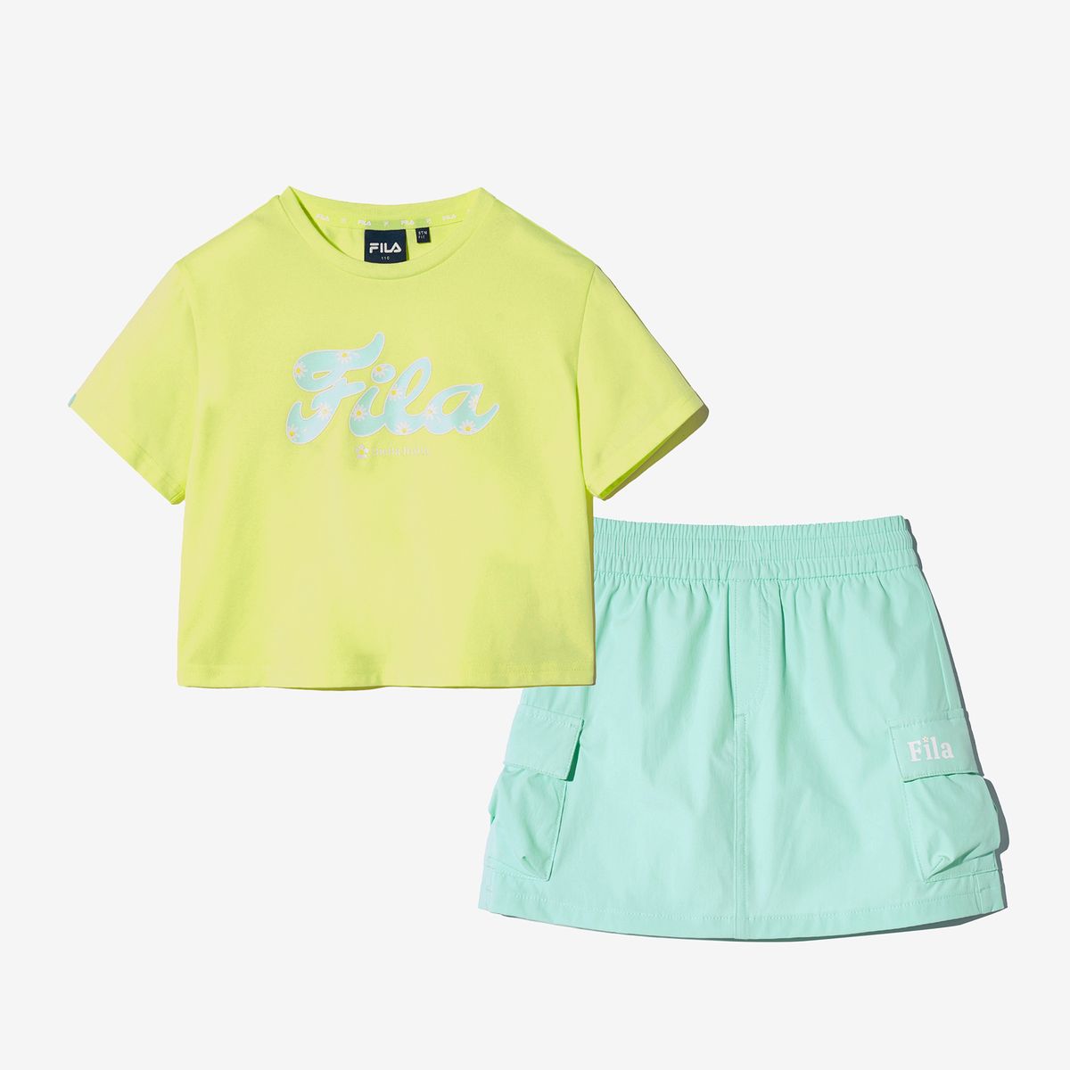 휠라 키즈(FILA KIDS) Daisy 스커트 상하세트