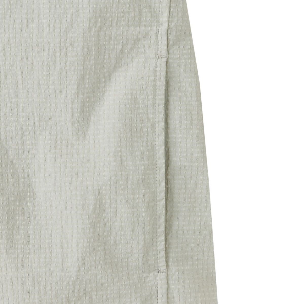 브롬톤 런던(BROMPTON LONDON) POLYESTER SEERSUCKER HALF SLEEVE SHACKET - L/GREY (P252MJK185)