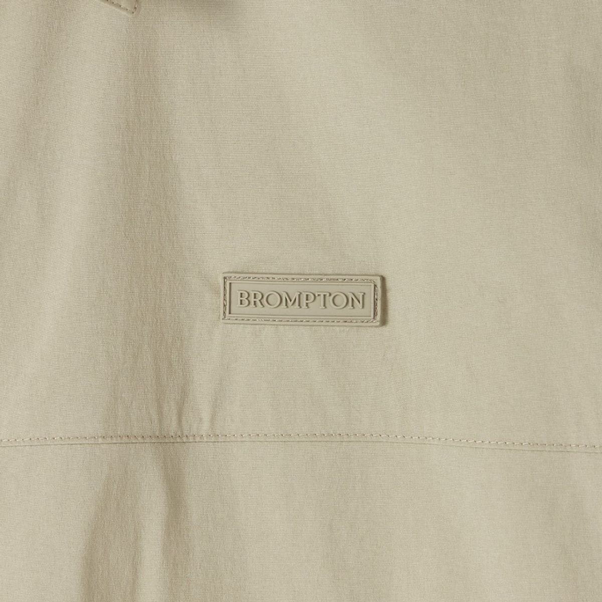 브롬톤 런던(BROMPTON LONDON) COOLWAVE HALF ZIP T-SHIRT - BEIGE (P252MPL187)