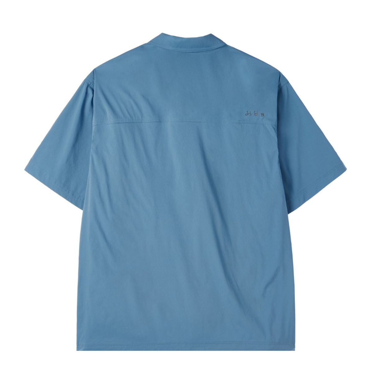 브롬톤 런던(BROMPTON LONDON) COOLWAVE HALF ZIP T-SHIRT - BLUE (P252MPL187)
