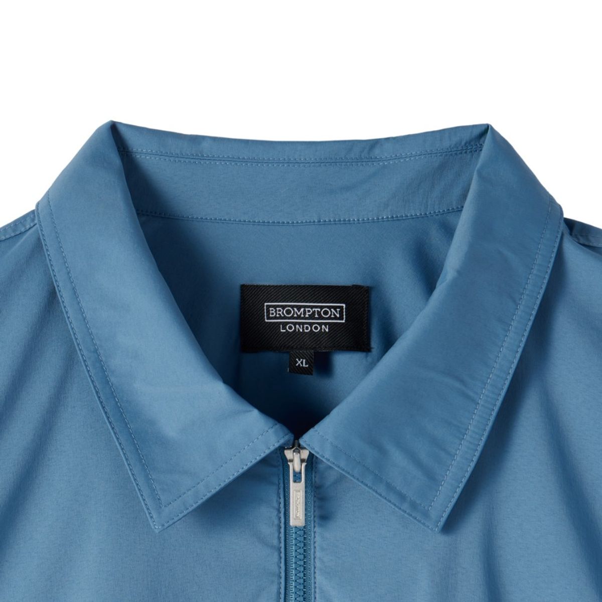 브롬톤 런던(BROMPTON LONDON) COOLWAVE HALF ZIP T-SHIRT - BLUE (P252MPL187)
