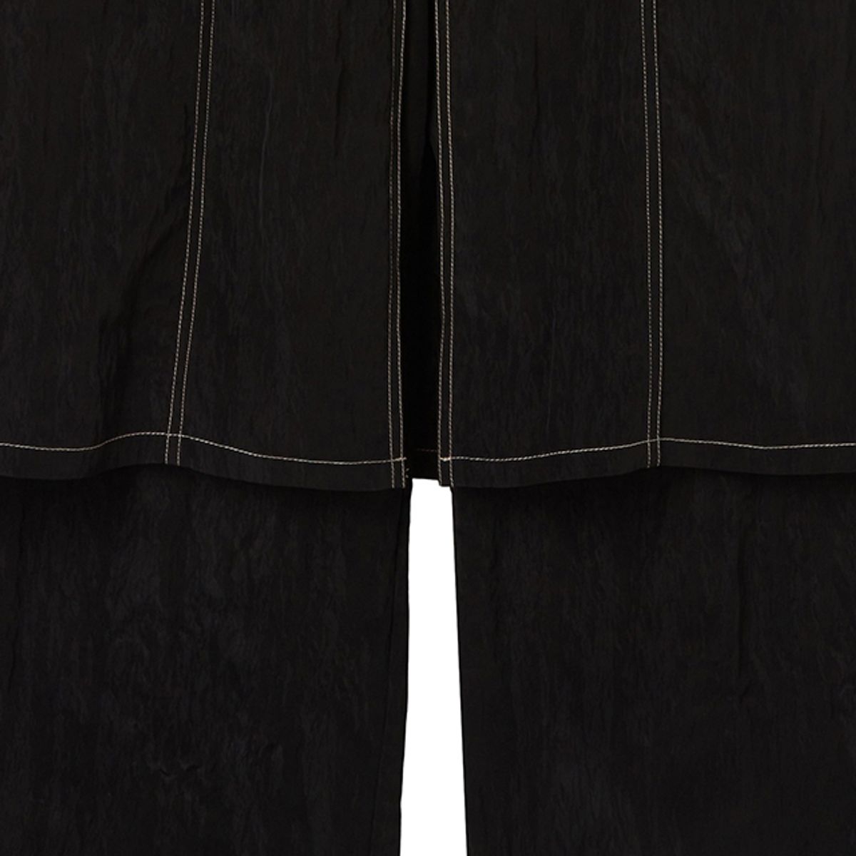랩(LAP) 스커트 레이어드 스티치 배색팬츠 AR1WP262