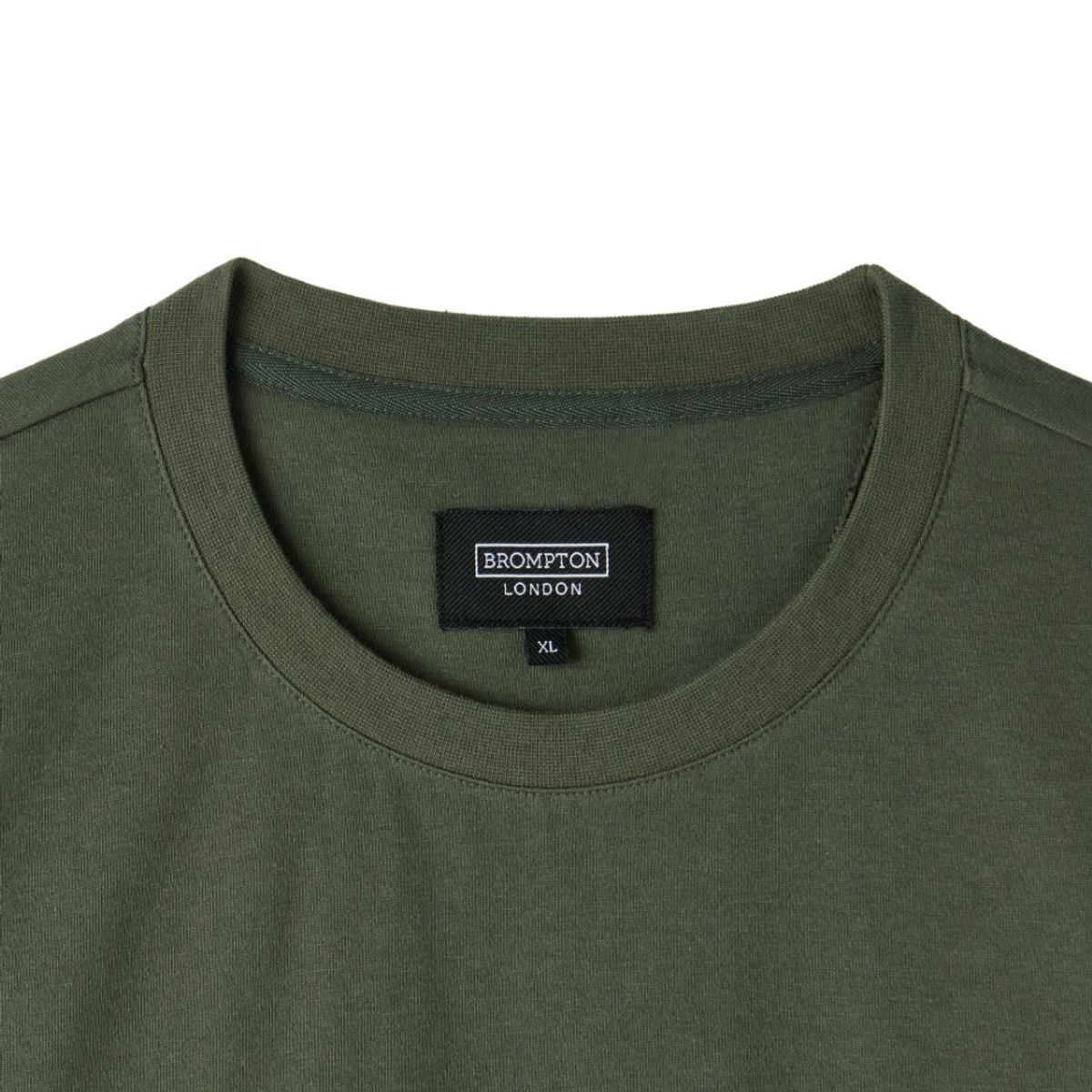 브롬톤 런던(BROMPTON LONDON) COOL-COTTON T-SHIRT - KHAKI (P252MTS132)