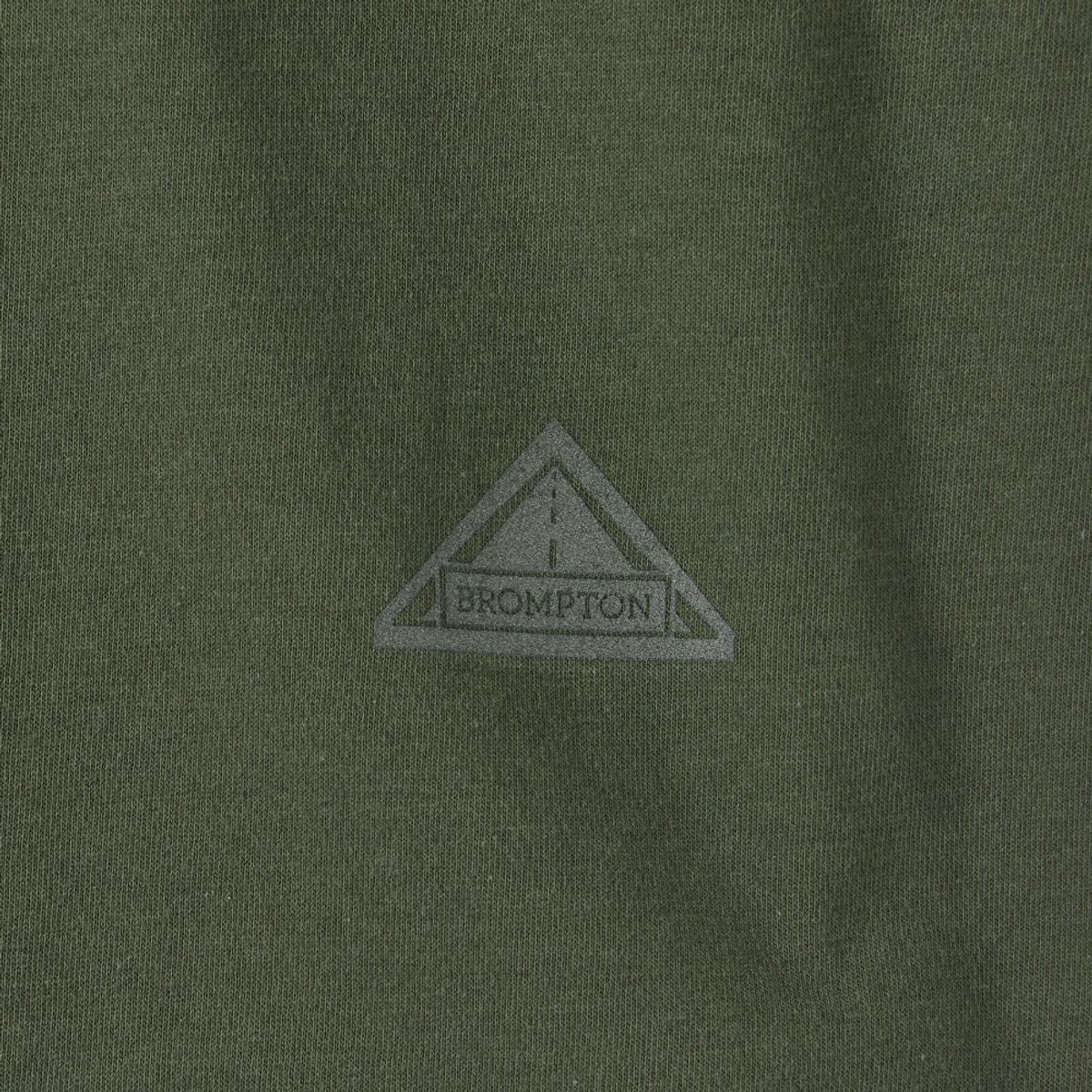 브롬톤 런던(BROMPTON LONDON) COOL-COTTON T-SHIRT - KHAKI (P252MTS132)