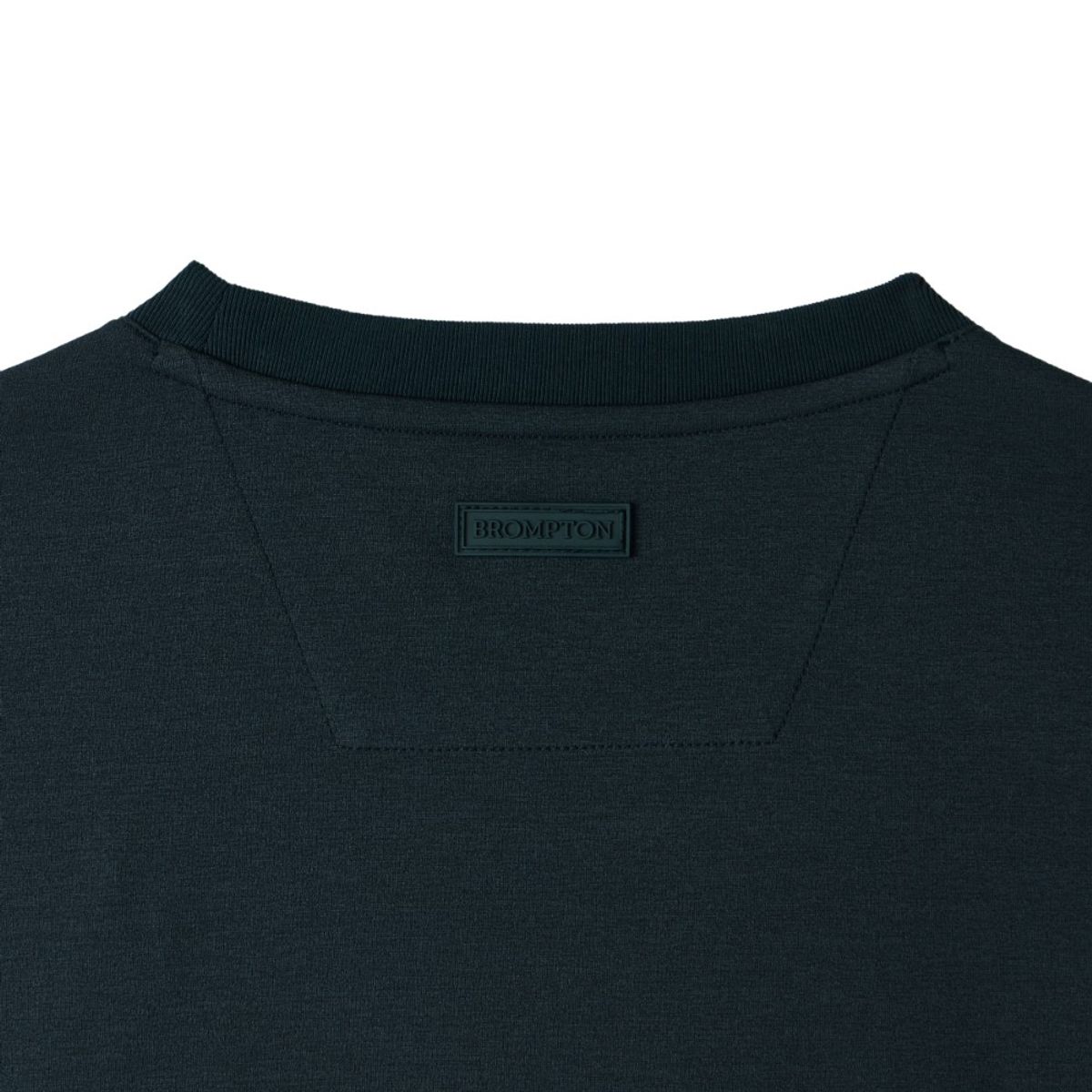 브롬톤 런던(BROMPTON LONDON) WOVEN COLOUR-BLOCKED ECOMADE T-SHIRT - T/BLUE (P252MTS133)