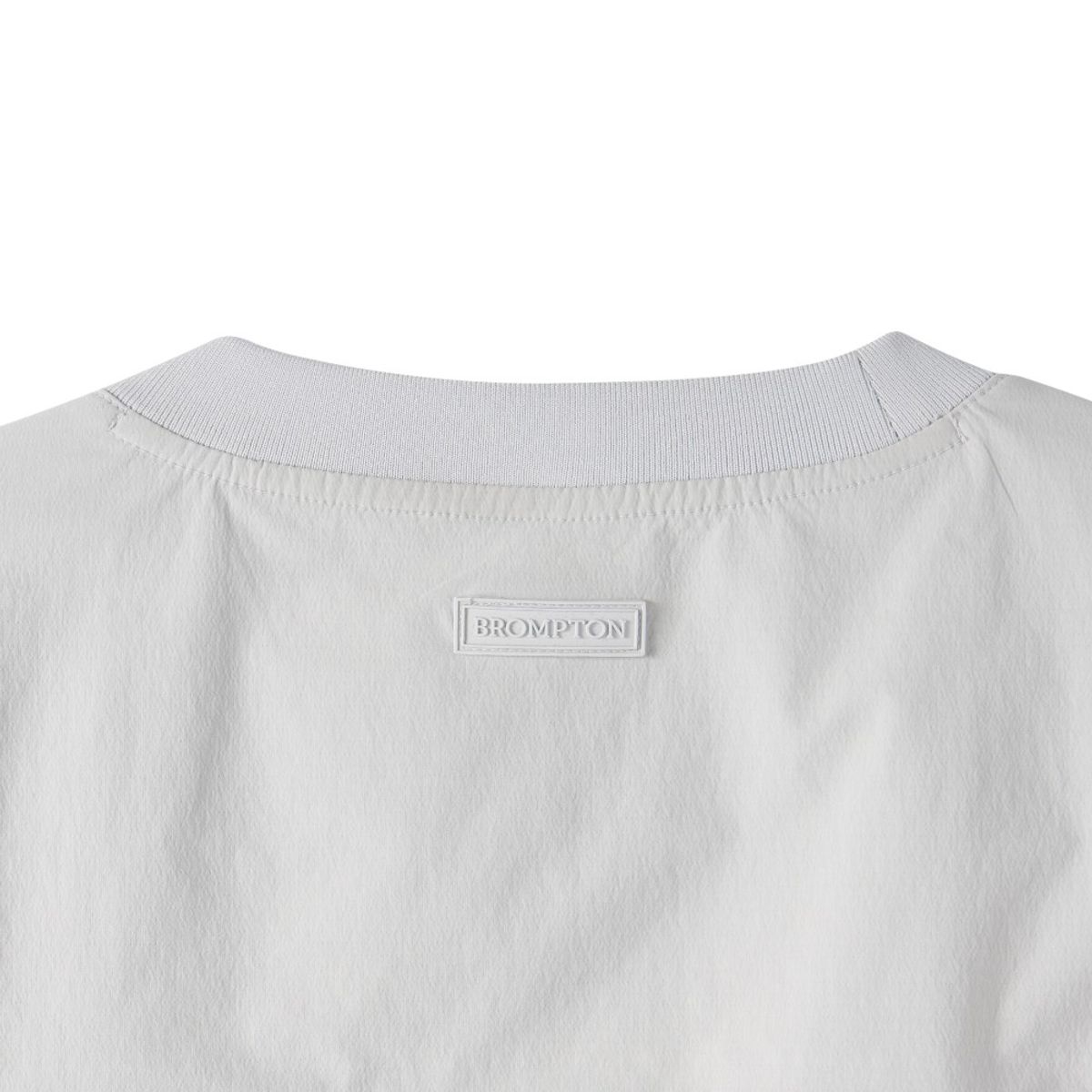 브롬톤 런던(BROMPTON LONDON) LIGHTWEIGHT NYLON HALF SLEEVE T-SHIRT - L/GREY (P252UTS184)