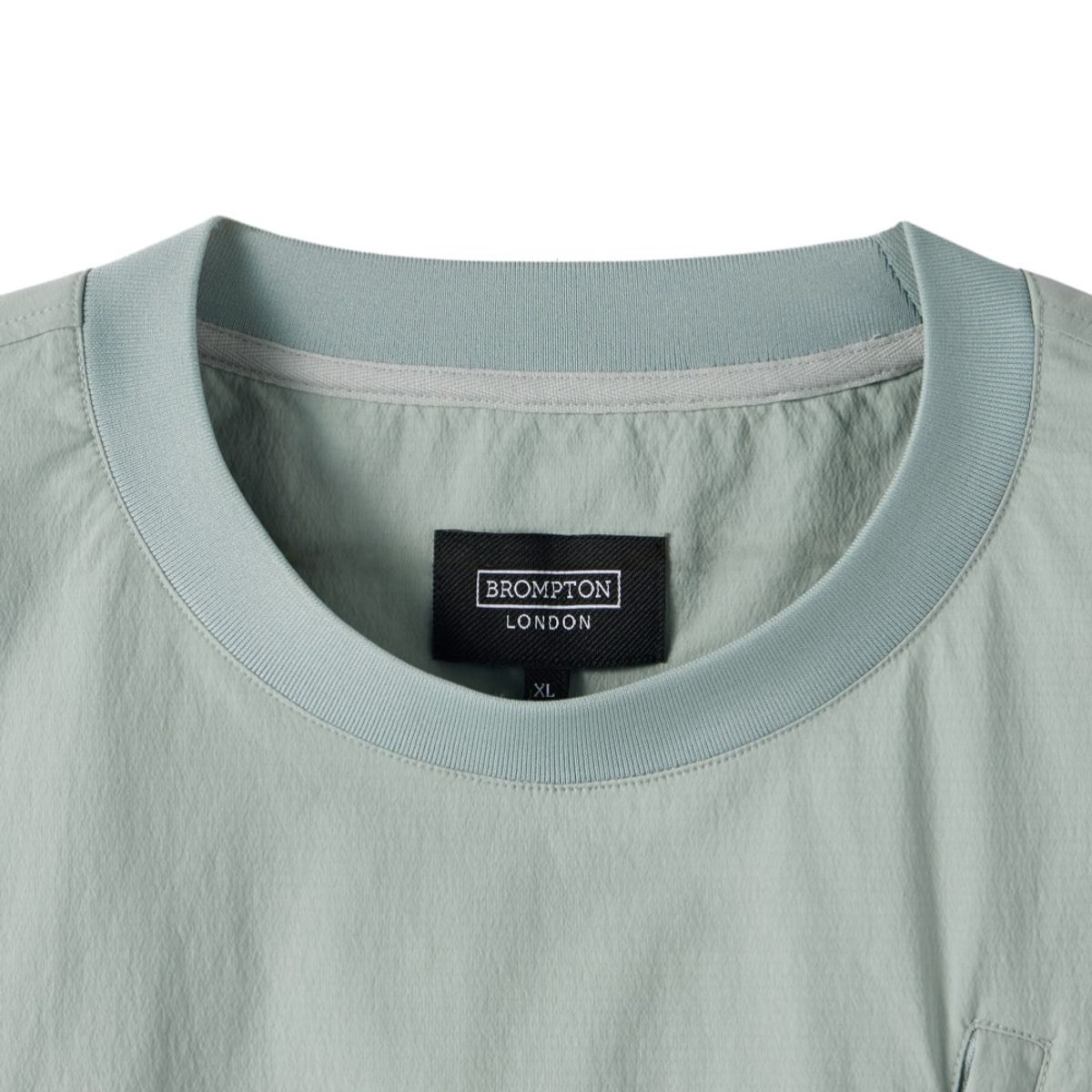 브롬톤 런던(BROMPTON LONDON) LIGHTWEIGHT NYLON HALF SLEEVE T-SHIRT - MINT (P252UTS184)
