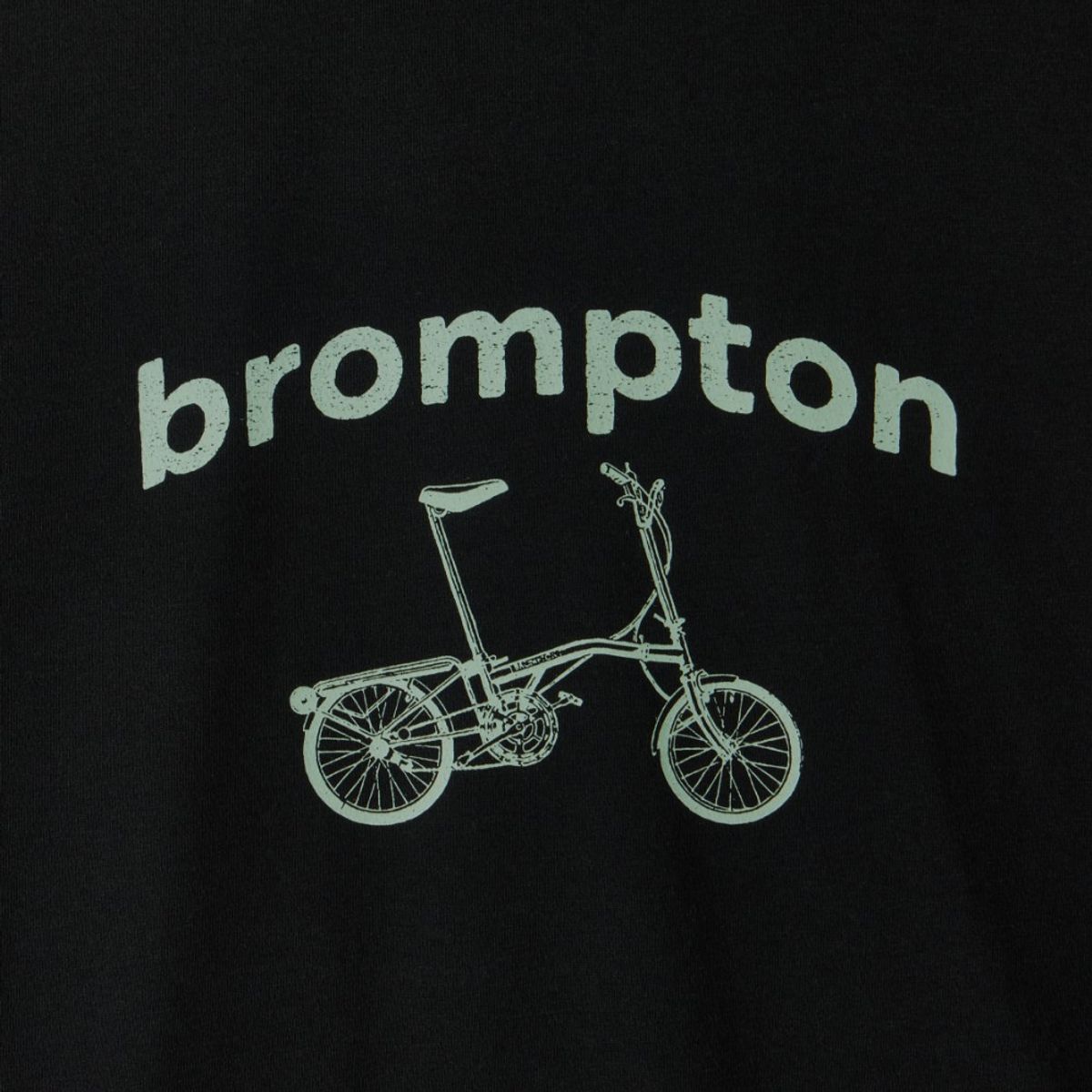브롬톤 런던(BROMPTON LONDON) 1975 BICYCLE GRAPHIC T-SHIRT - BLACK (P252UTS438)