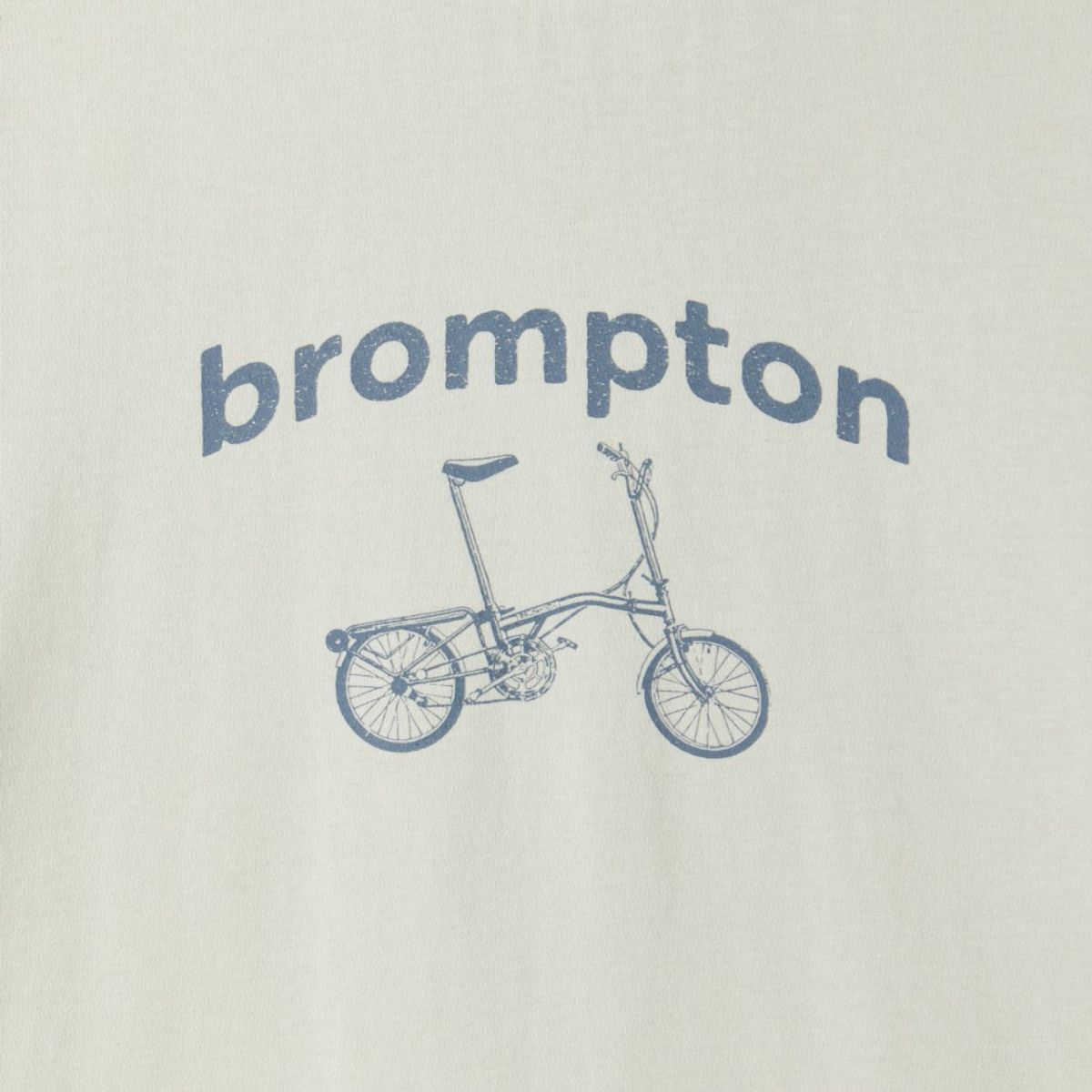 브롬톤 런던(BROMPTON LONDON) 1975 BICYCLE GRAPHIC T-SHIRT - LIGHT MINT (P252UTS438)