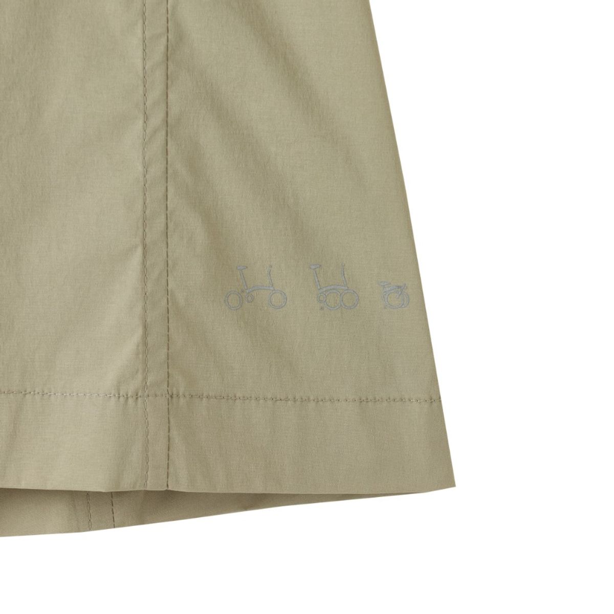브롬톤 런던(BROMPTON LONDON) W COOLWAVE HALF ZIP T-SHIRT - BEIGE (P252WPL186)