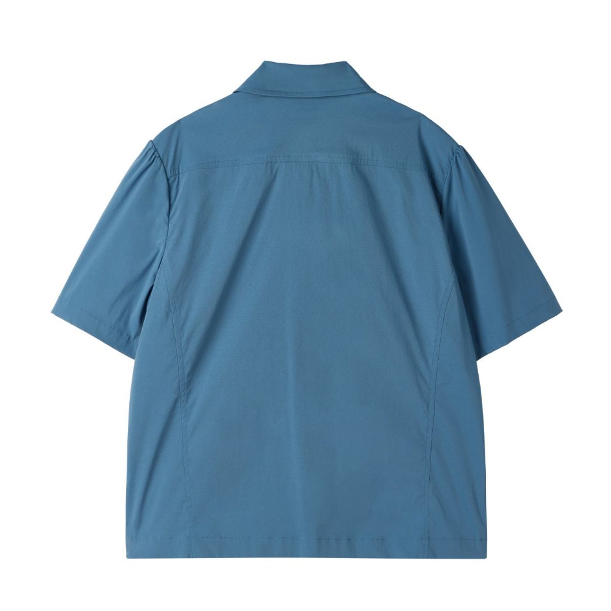 브롬톤 런던(BROMPTON LONDON) W COOLWAVE HALF ZIP T-SHIRT - BLUE (P252WPL186)