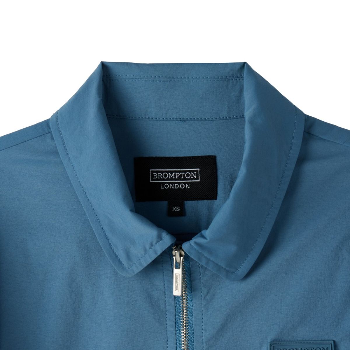 브롬톤 런던(BROMPTON LONDON) W COOLWAVE HALF ZIP T-SHIRT - BLUE (P252WPL186)