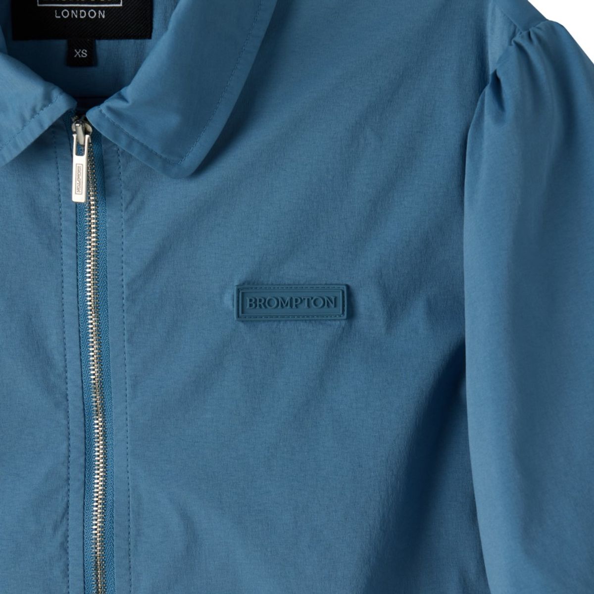 브롬톤 런던(BROMPTON LONDON) W COOLWAVE HALF ZIP T-SHIRT - BLUE (P252WPL186)