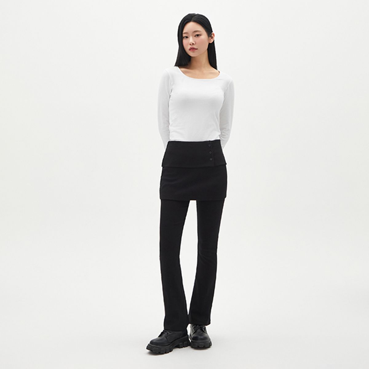 랩(LAP) 치마 레이어드 레깅스팬츠 AR1WP266