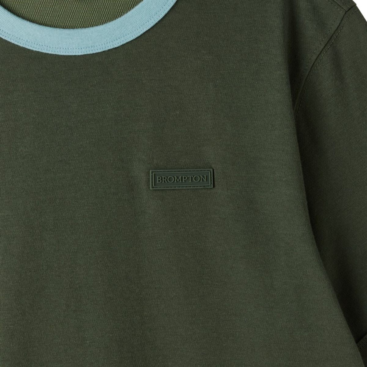 브롬톤 런던(BROMPTON LONDON) W COOL-COTTON T-SHIRT - KHAKI (P252WTS132)