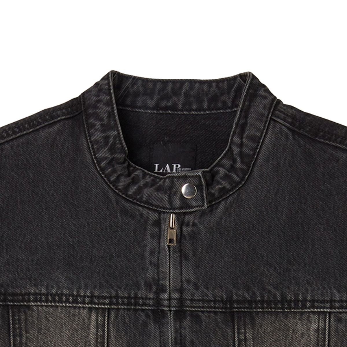 랩(LAP) 빈티지 워싱 바이커 크롭 자켓 AR1DZ260