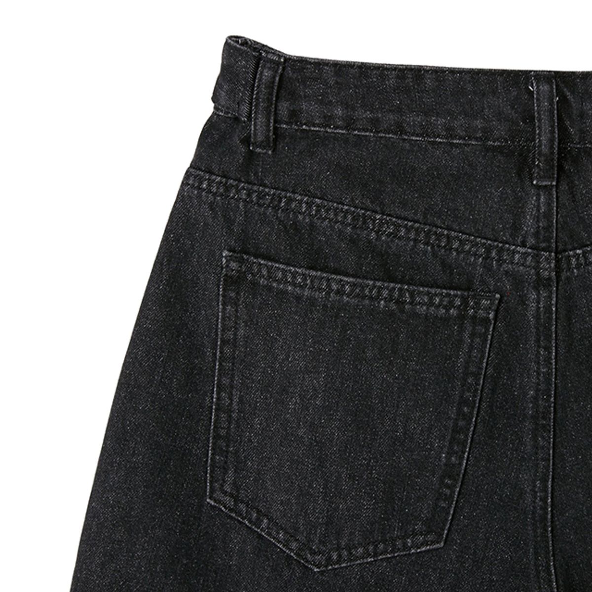 랩(LAP) 턱 비죠 포인트 버뮤다 데님 팬츠 AR1DP273