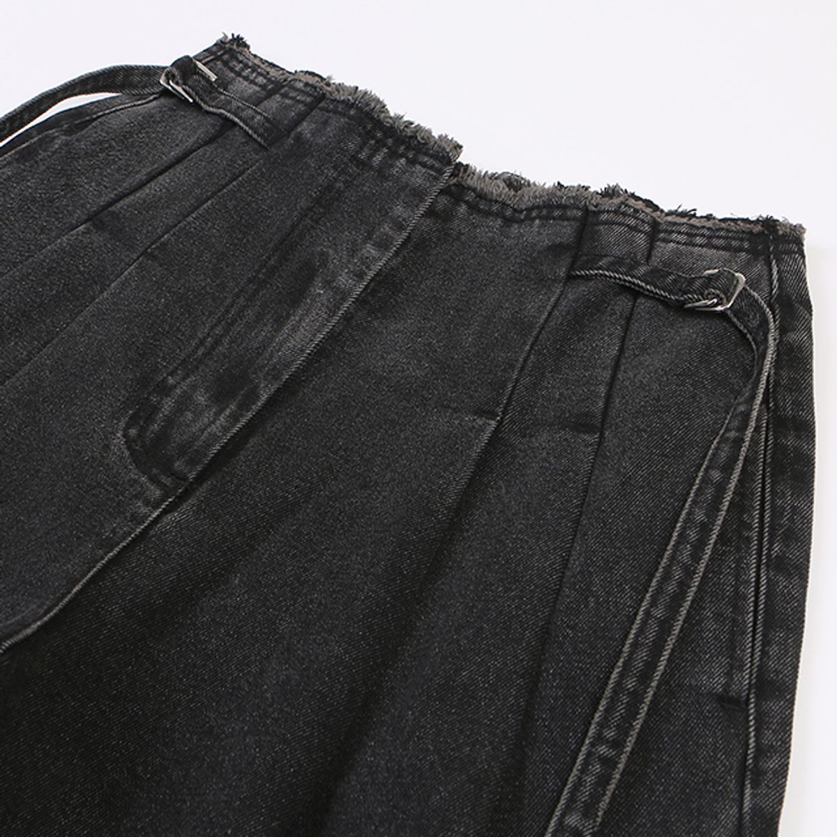 랩(LAP) 턱주름 데끼 비죠 크랍 와이드 팬츠 AR1DP268