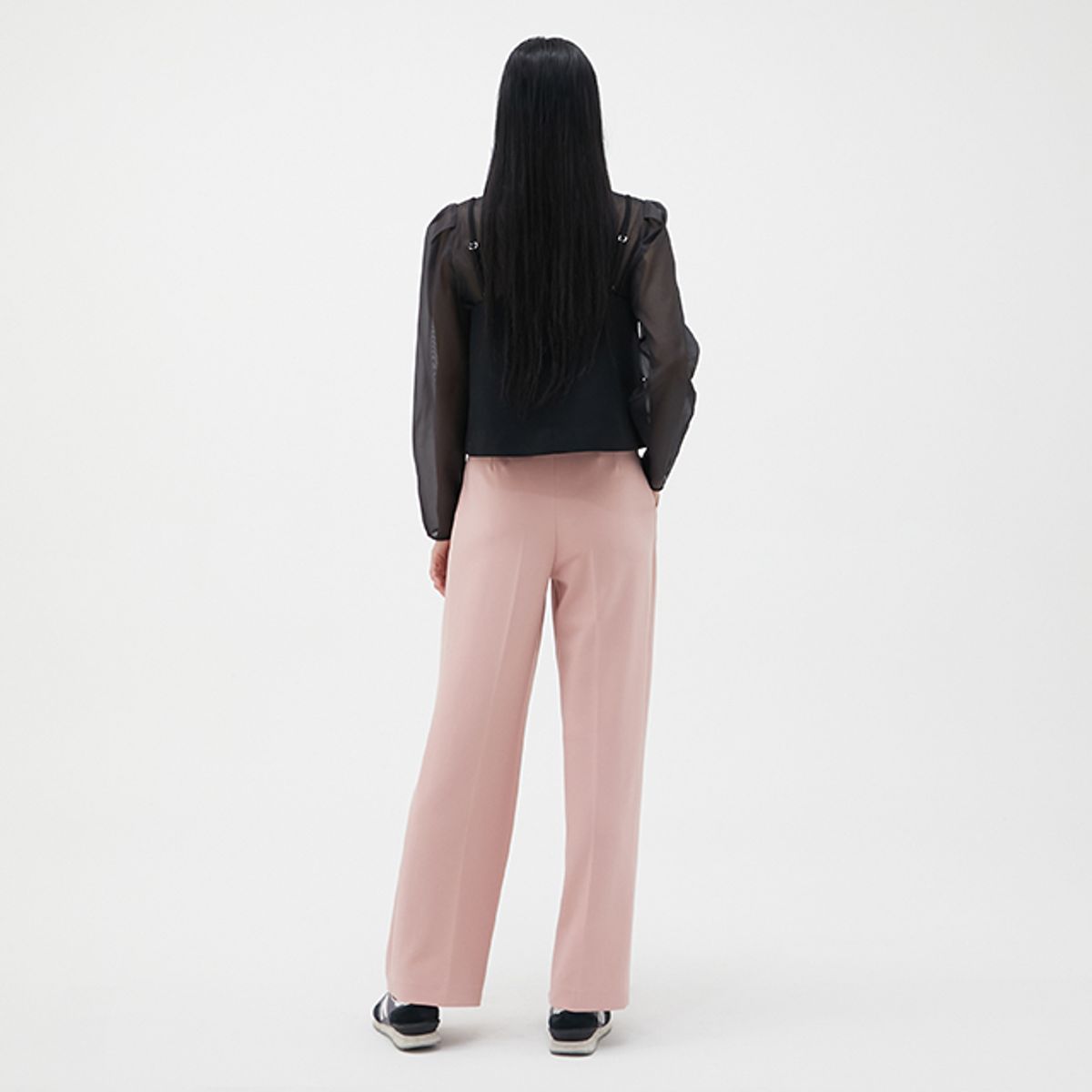 랩(LAP) 투턱 와이드팬츠 AR1WP273