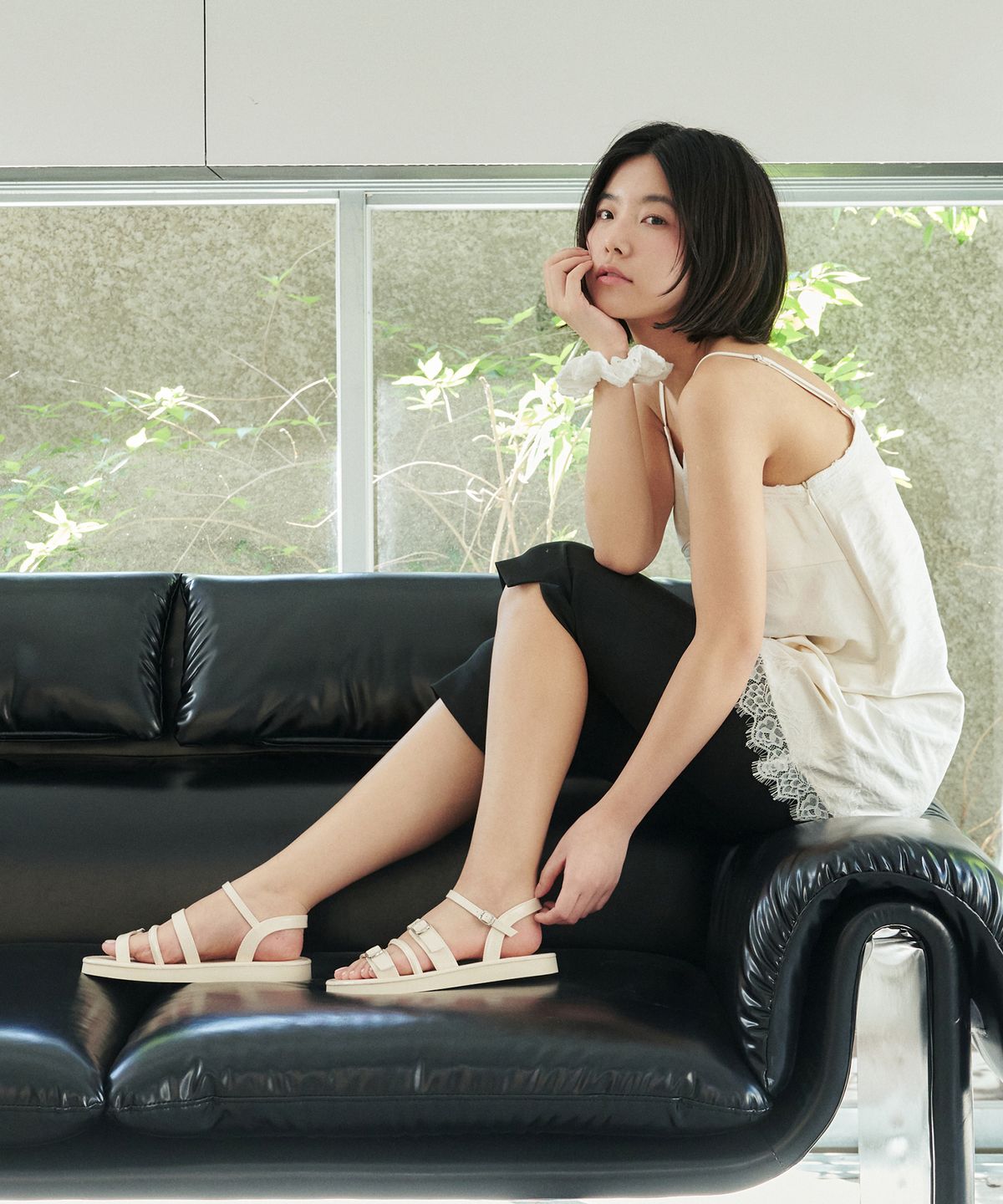 엘리자베스 스튜어트(ELIZABETH STUART) 스티치 포인트 샌들 EBAL157318