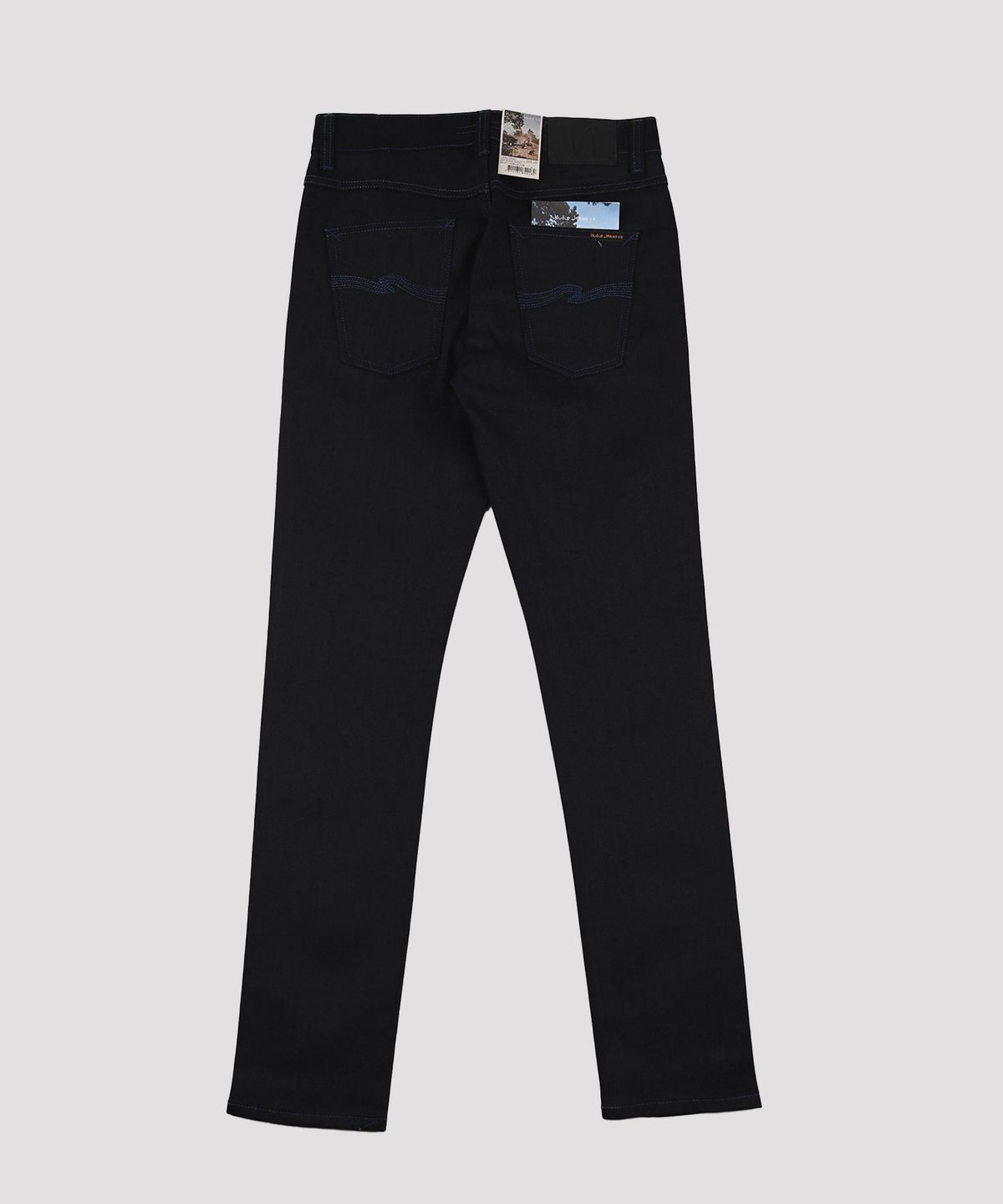 누디진(NUDIEJEANS) Lean Dean Dry Black Indigo / 112226