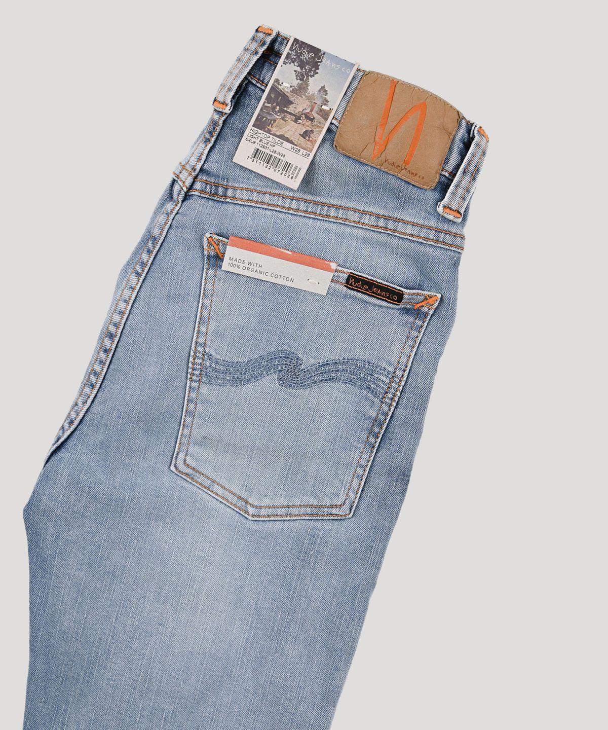 누디진(NUDIEJEANS) Hightop Tilde Light Blue HP / 112937