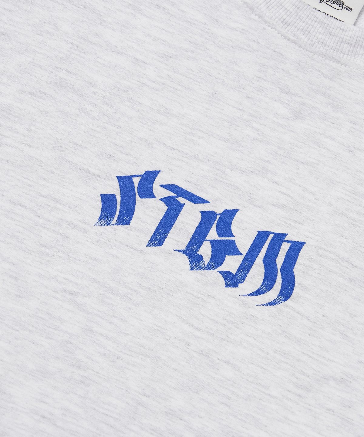 스티그마(STIGMA) Bold Back Semi-oversized T-shirts White Melange