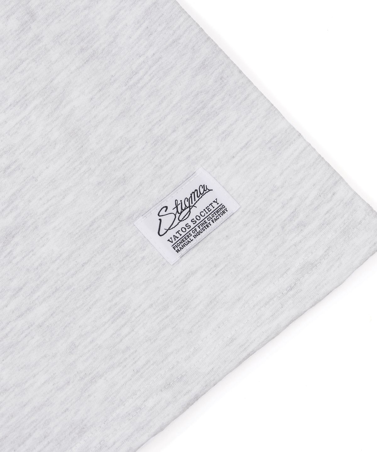 스티그마(STIGMA) Bold Back Semi-oversized T-shirts White Melange