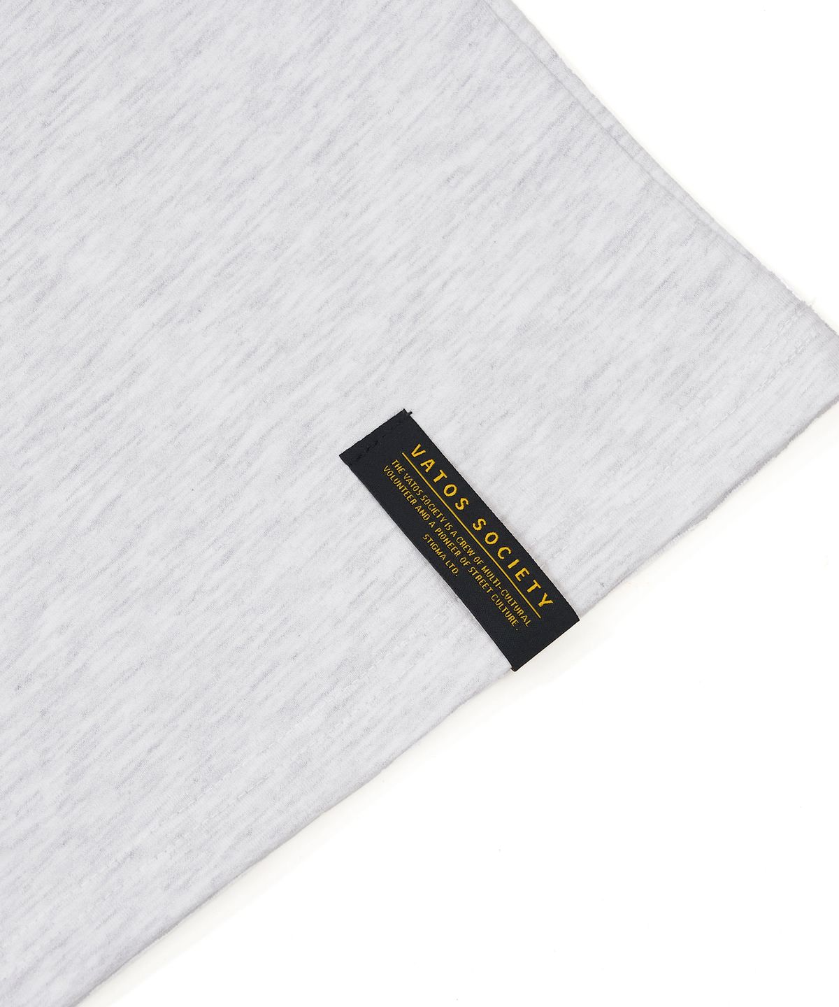 스티그마(STIGMA) Bold Back Semi-oversized T-shirts White Melange
