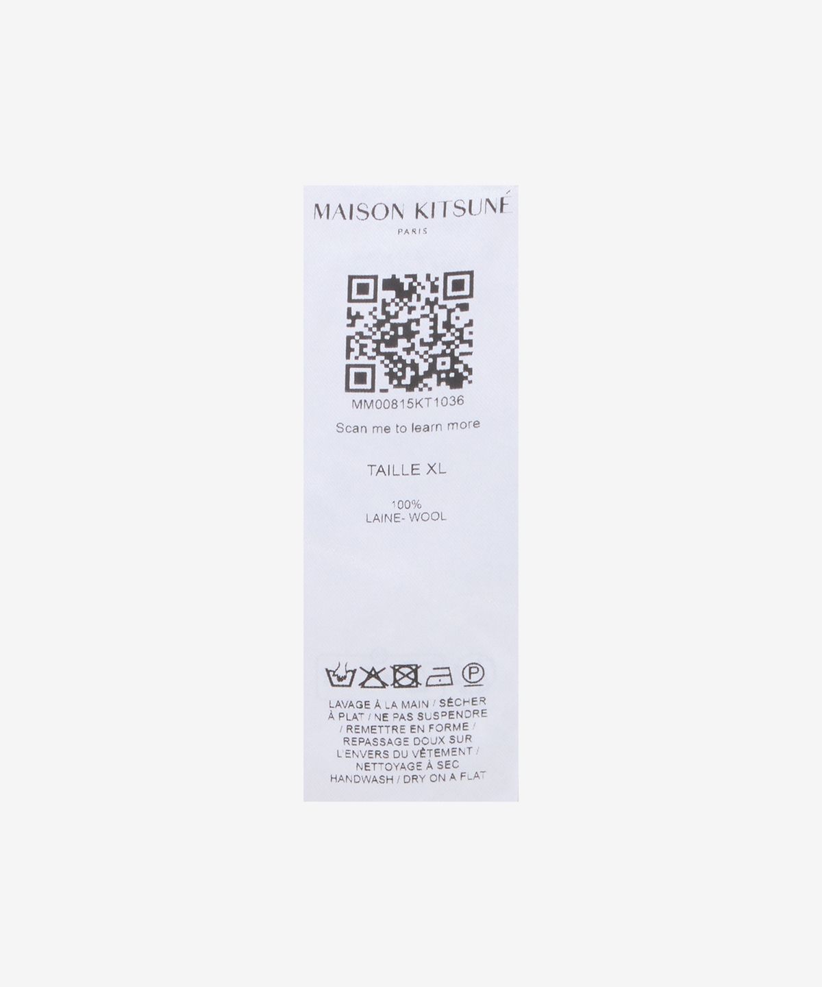 메종 키츠네(MAISON KITSUNE) 볼드 폭스 헤드 니트 - 브레톤 블루 / MM00815KT10360075