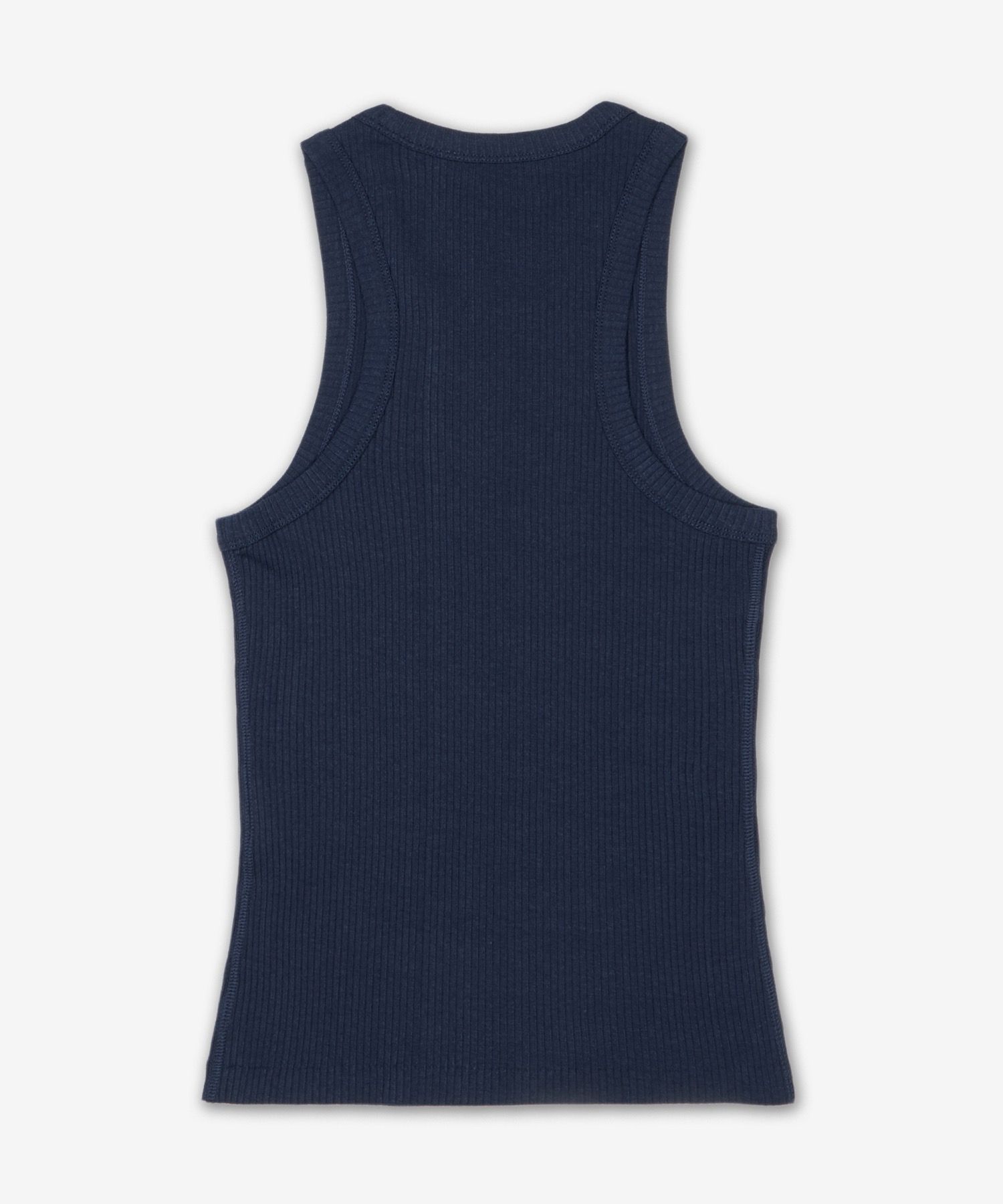 MUSINSA | MAISON KITSUNE Baby Fox Patch Ribbed Tank Top - Ink Blue