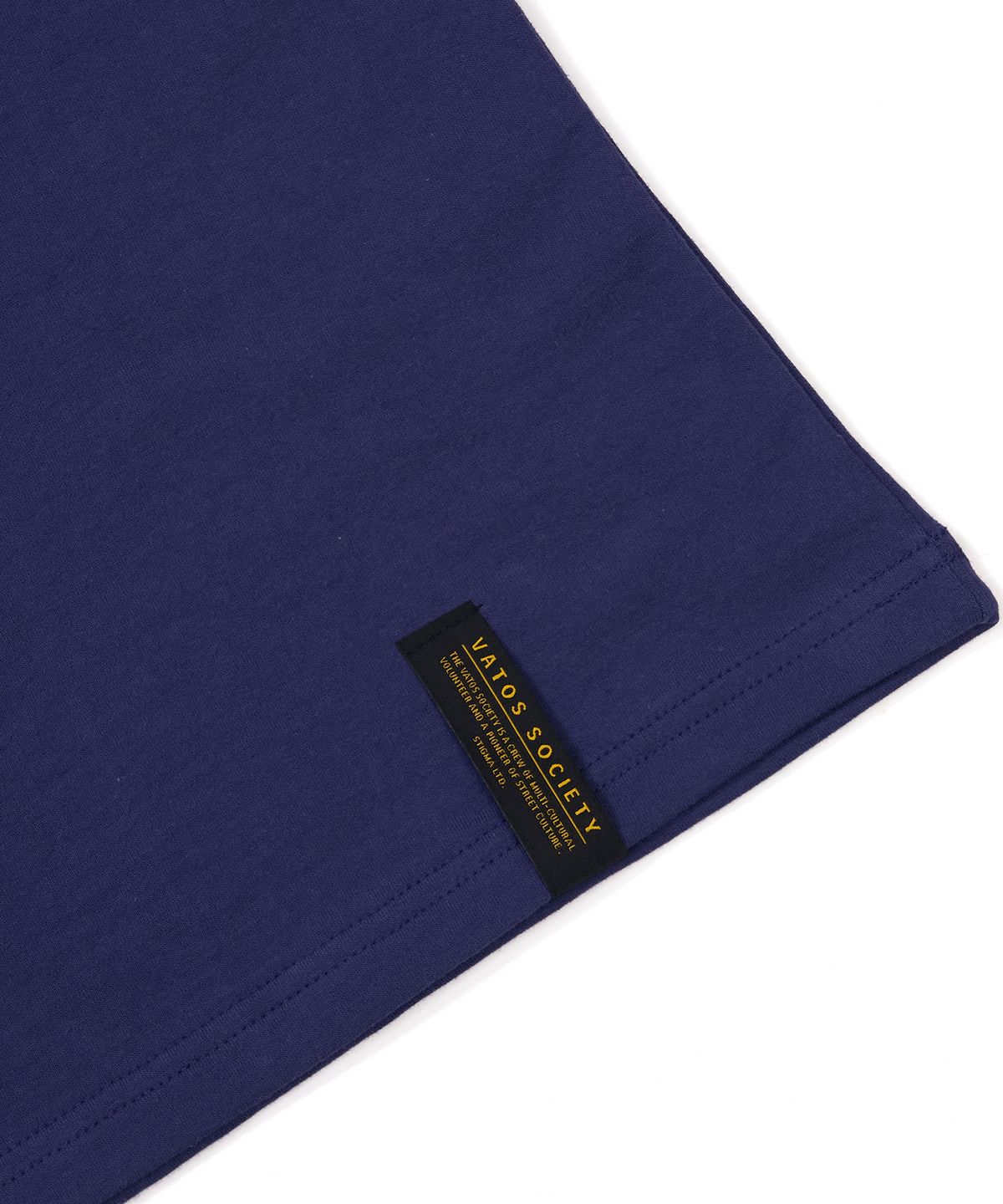 스티그마(STIGMA) Pin Smile Semi-oversized T-shirts Purple