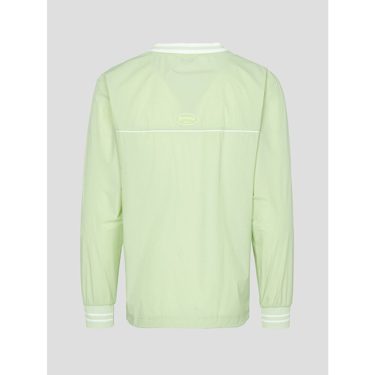 빈폴골프(BEANPOLE GOLF) 남성 립스탑 V넥 아노락  라이트 그린