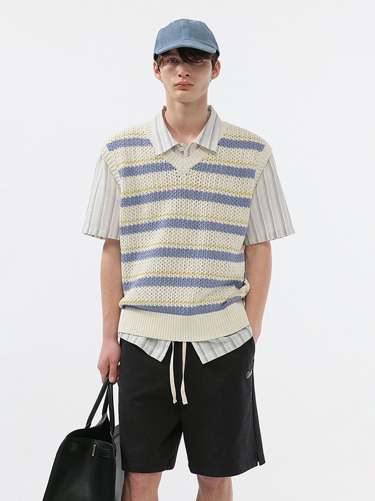 던스트 포 맨(DUNST FOR MEN) CLASSIC SWEAT SHORTS_UNISEX_UDPA5B122_BLACK