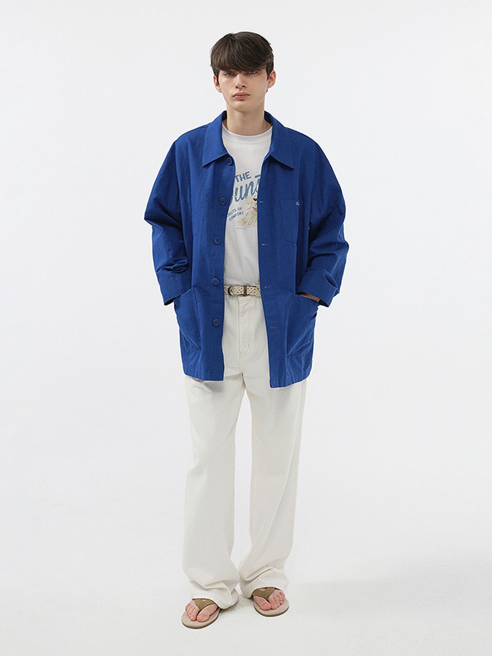 MUSINSA | DUNST DRAWING PUPPY T-SHIRT_UNISEX_UDTS5B127_OFF WHITE