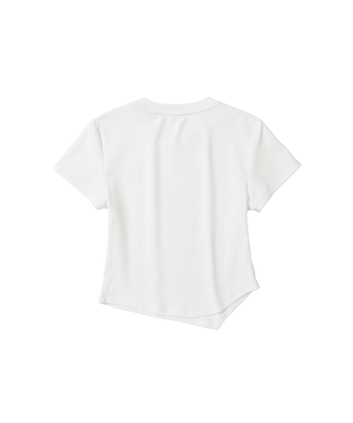 세컨모놀로그(SECONDMONO) W. Oblique Slim Fit Short Sleeve T-Shirt [WHITE]_SEWTS005WHITE