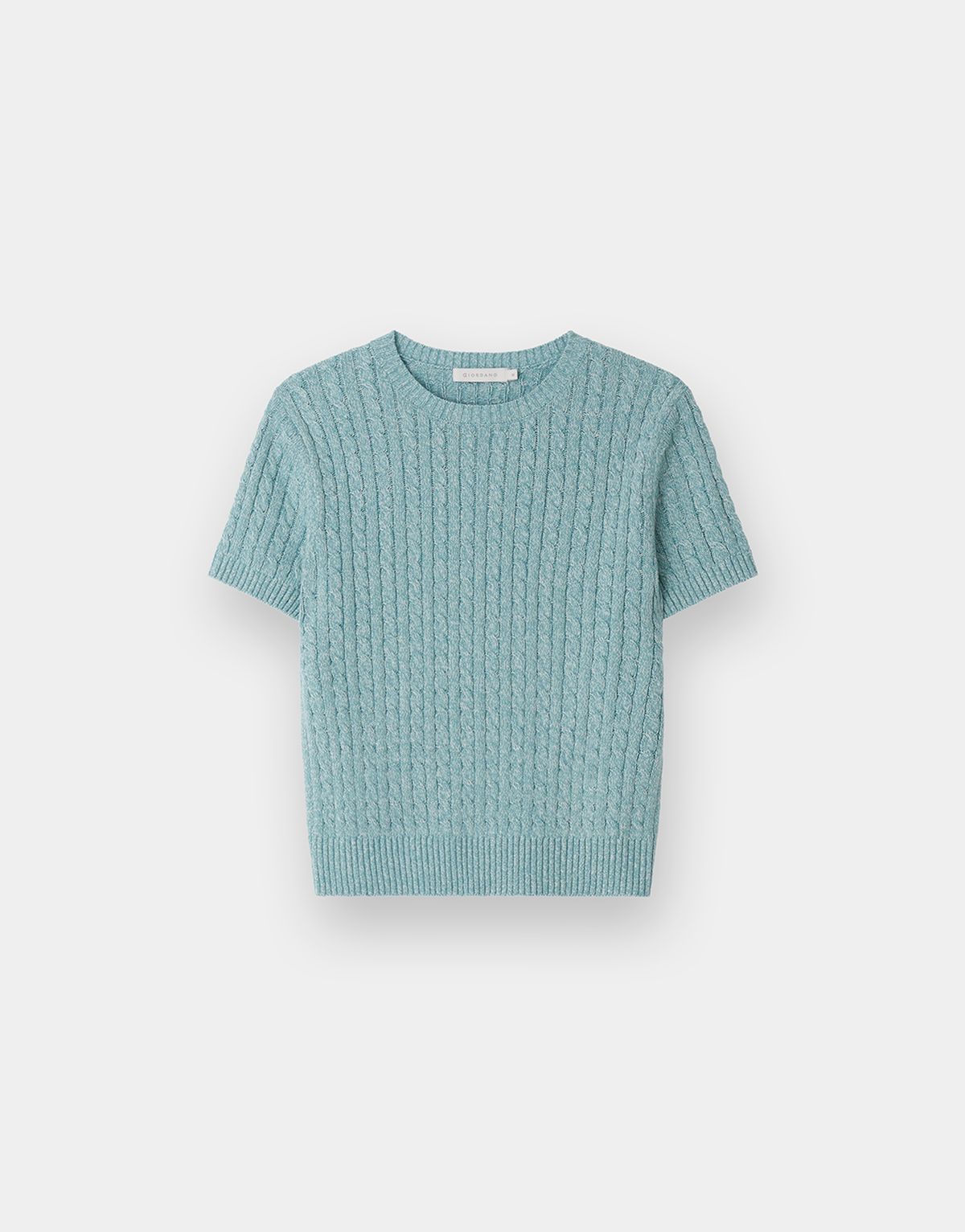지오다노(GIORDANO) 케이블 반팔 니트 스웨터 355521 [9color]