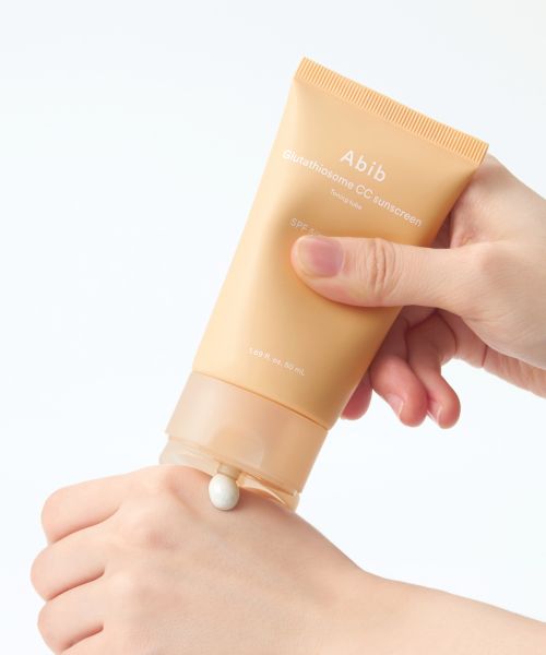 abib Glutathione White CC Sun Cream Tone Up 50ml SPF50+ PA++++ (includes a free sun cream sample kit)