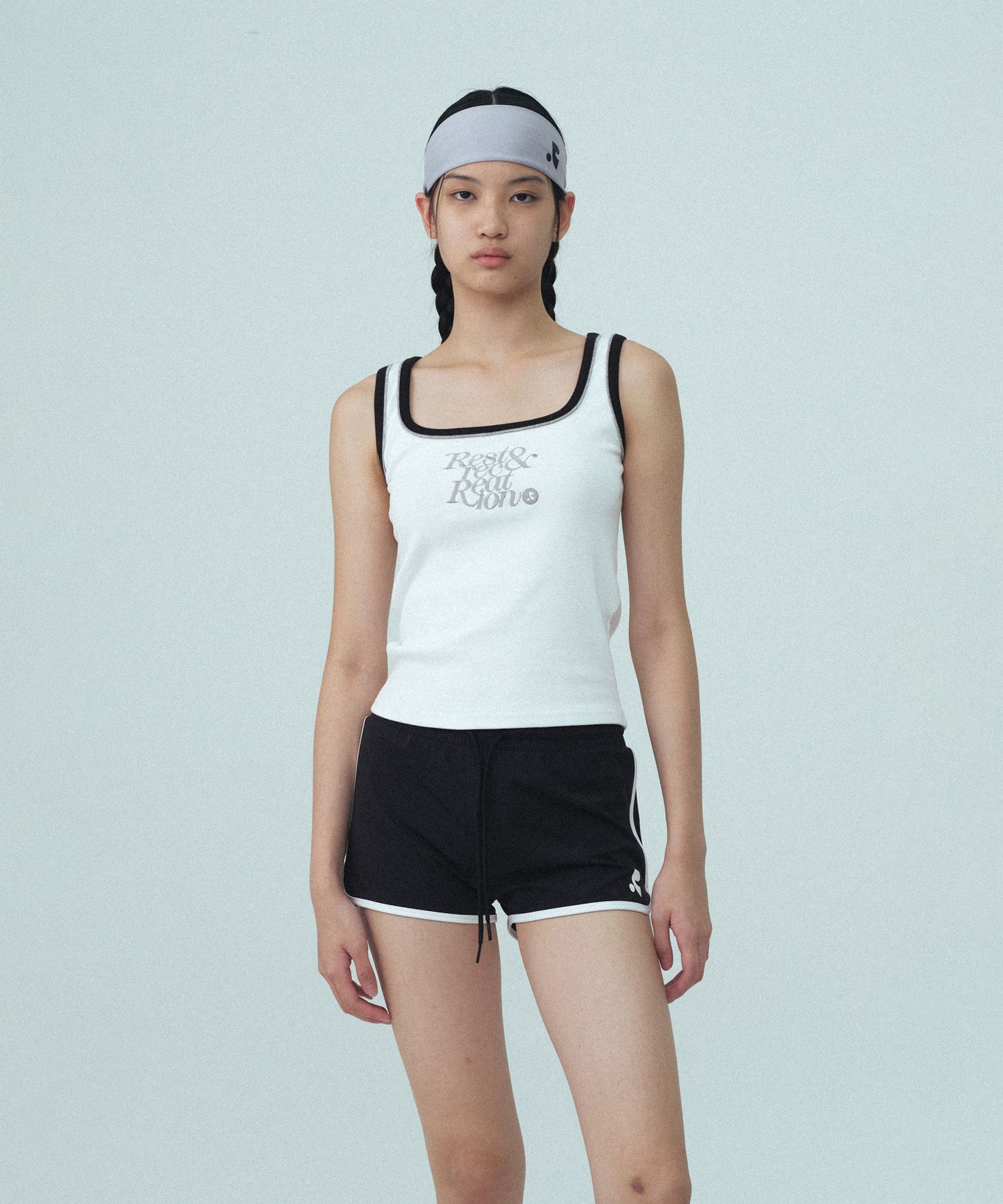 最も信頼できる REST&RECREATION | MUSINSA SQUARE WHITE - SLEEVELESS NECK トップス