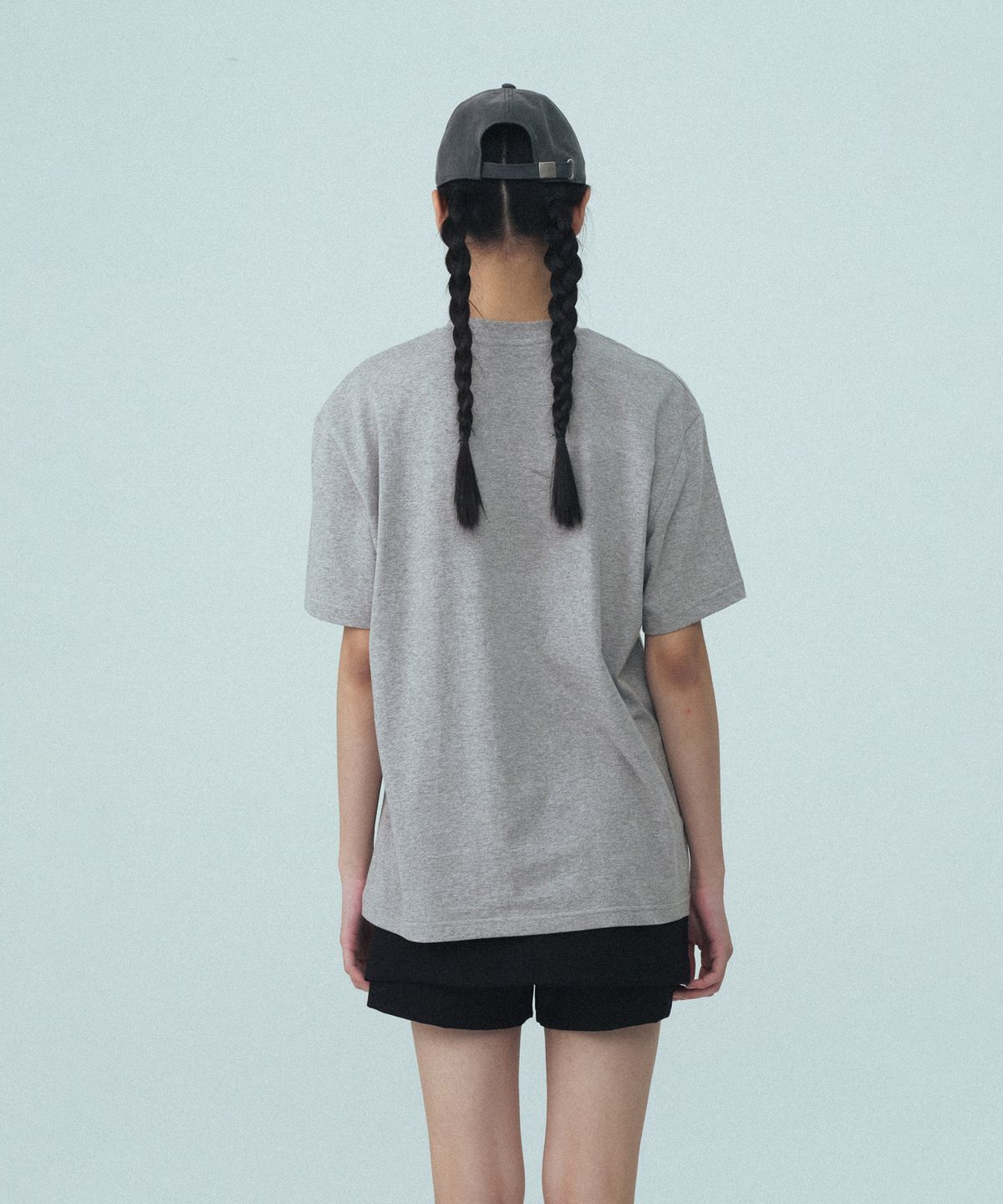 레스트앤레크레이션(REST&RECREATION) OVERSIZED WAVE LOGO T-SHIRT - GREY