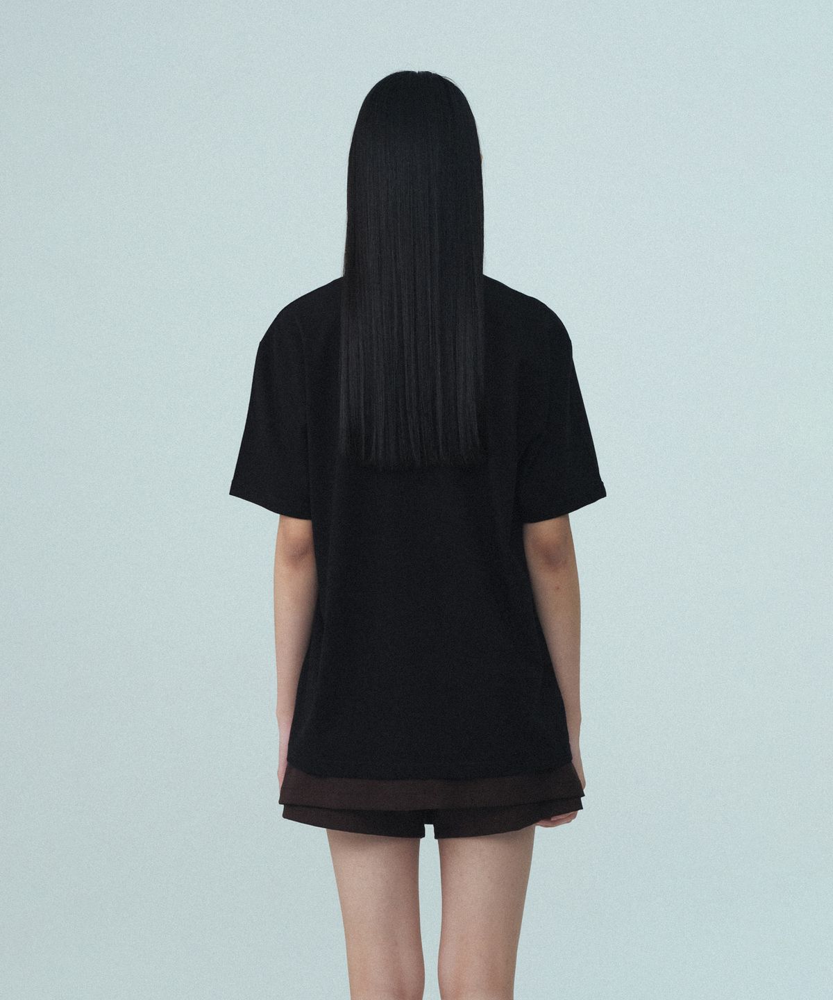 레스트앤레크레이션(REST&RECREATION) OVERSIZED WAVE LOGO T-SHIRT - BLACK