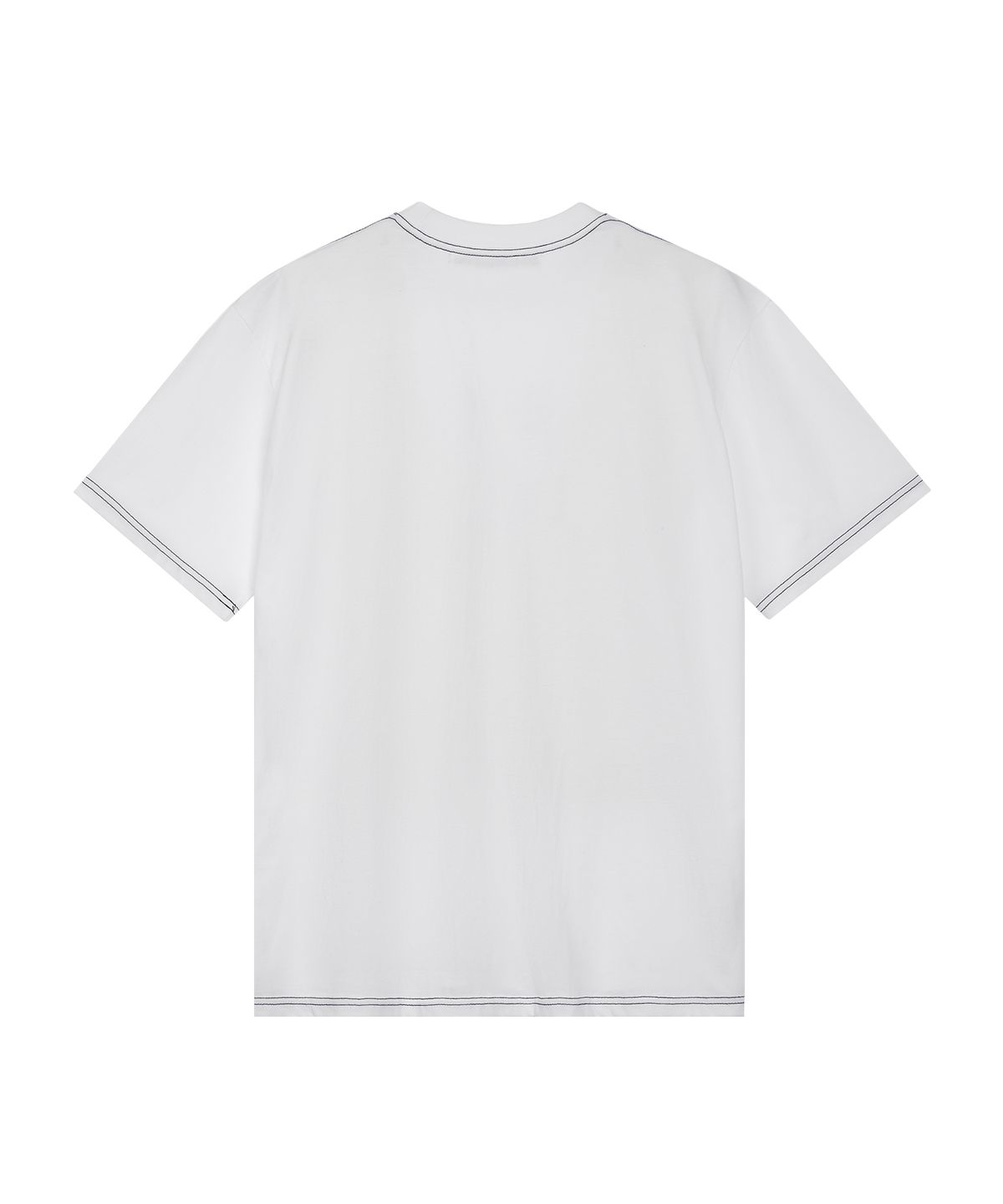 레스트앤레크레이션(REST&RECREATION) RS LOGO STITCH T-SHIRT - WHITE