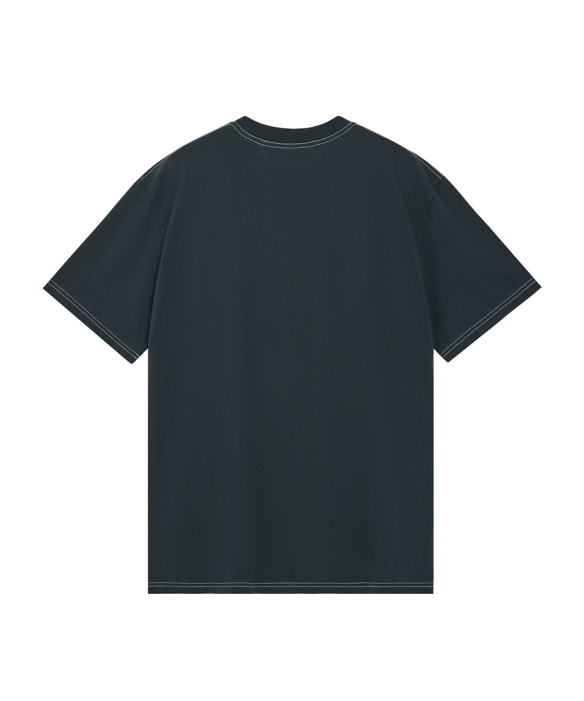 레스트앤레크레이션(REST&RECREATION) RS LOGO STITCH T-SHIRT - BLUE GREEN
